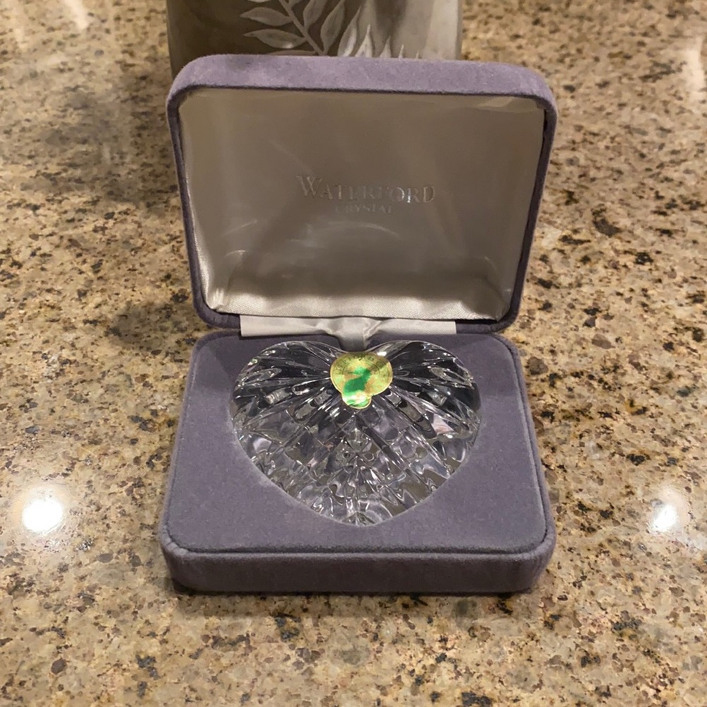 Waterford Crystal Heart Paperweight